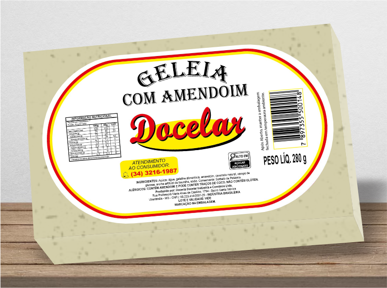 Geleia com Amendoim 280g