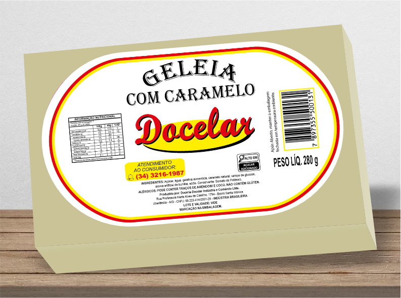 Geleia com Caramelo 280g