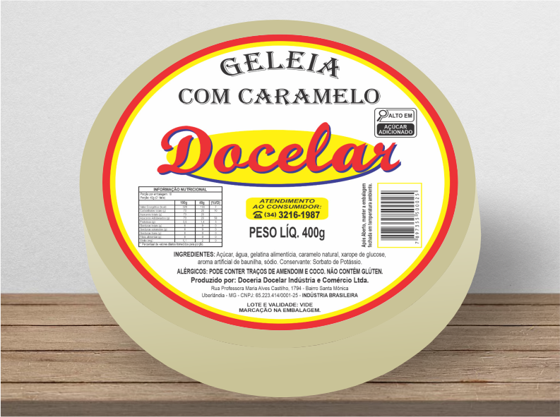 Geleia com Caramelo 400g