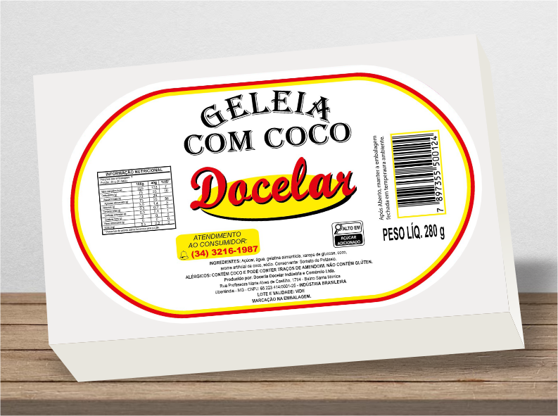 Geleia com Coco 280g