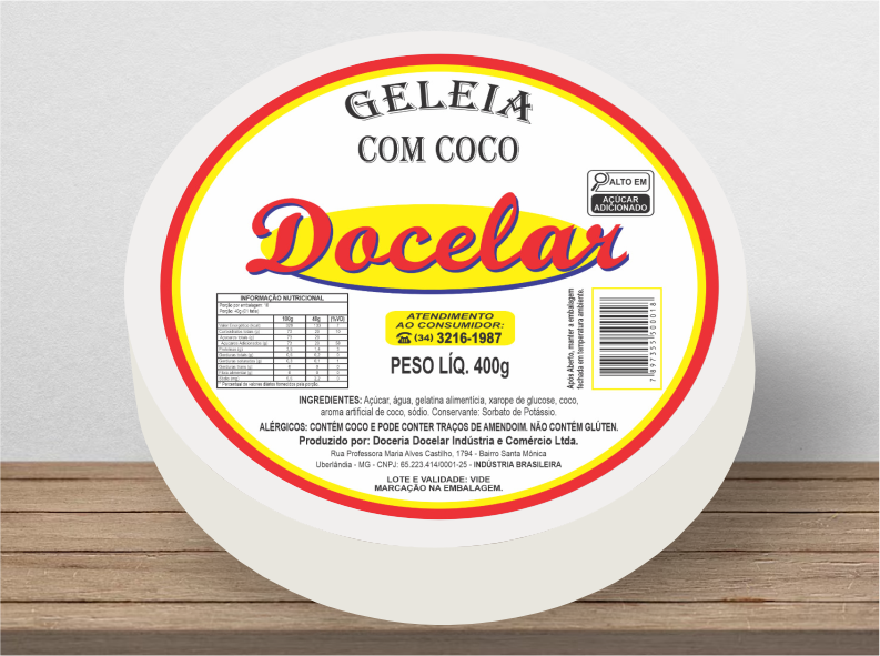 Geleia com Coco 400g