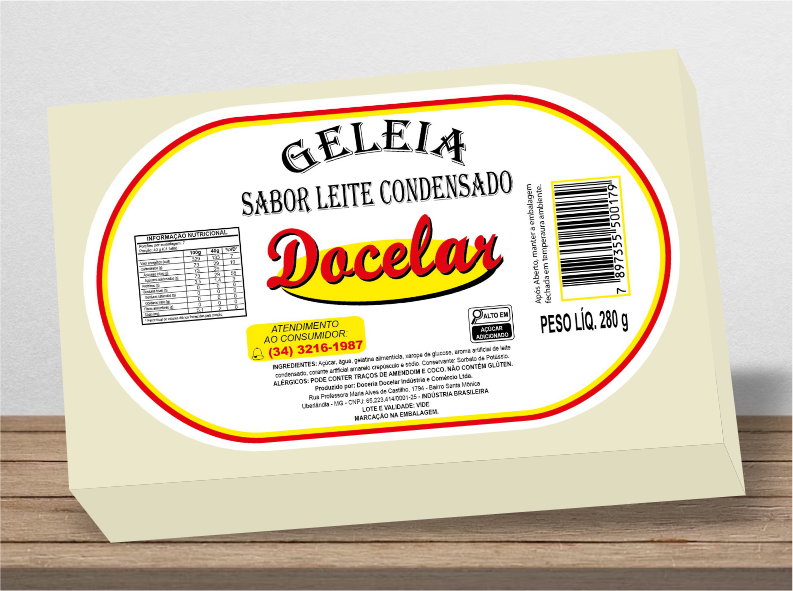 Geleia sabor Leite Condensado 280g