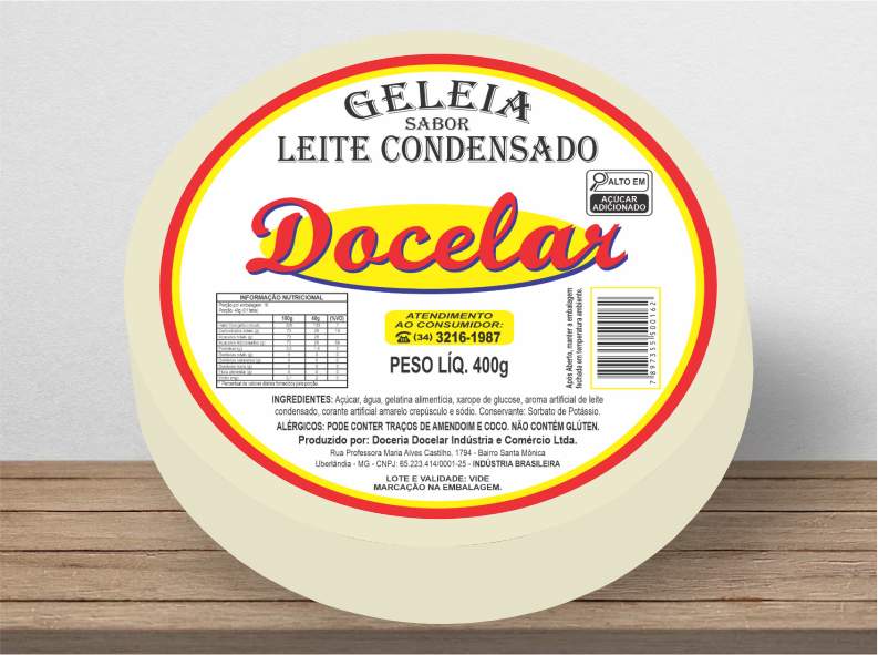 Geleia sabor Leite Condensado 400g